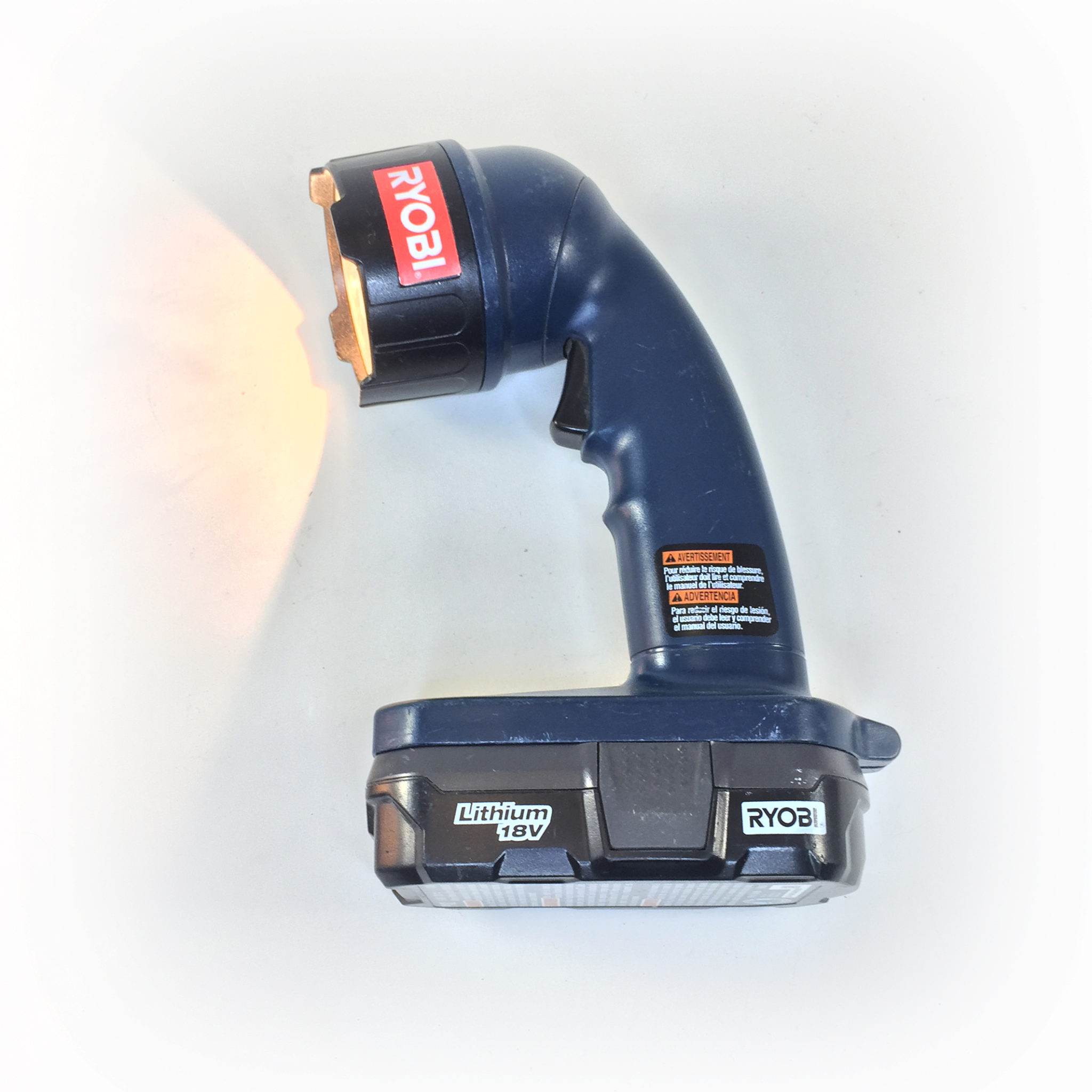 Ryobi 18v Swivel Head Work Light Flashlight OTL Webstore