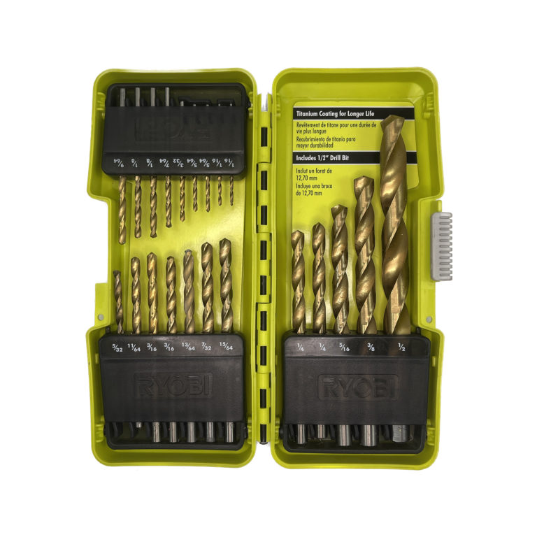 Ryobi Titanium Drill Bit Set (21Piece) OTL store