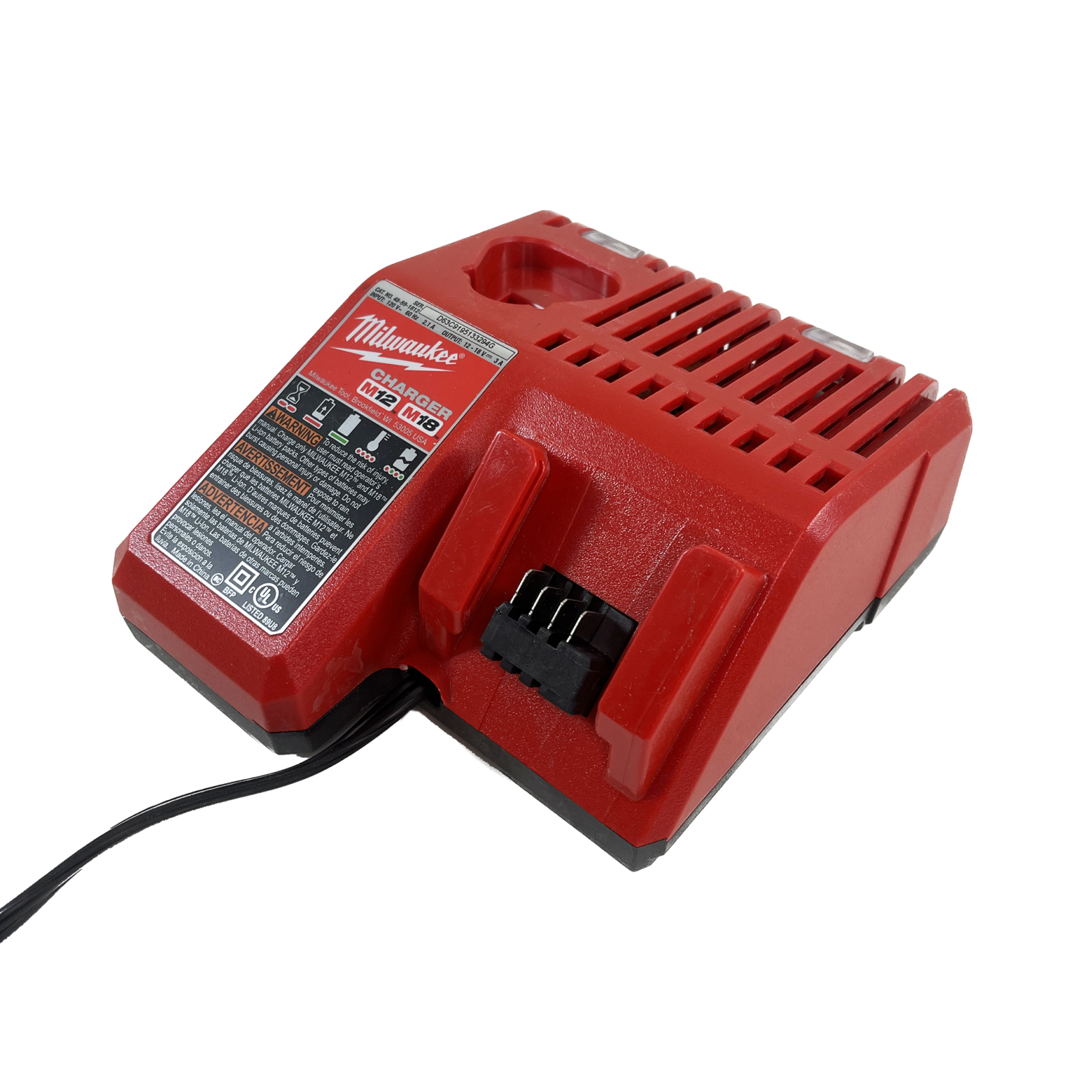 Milwaukee M12 and M18 Charger – OTL Webstore