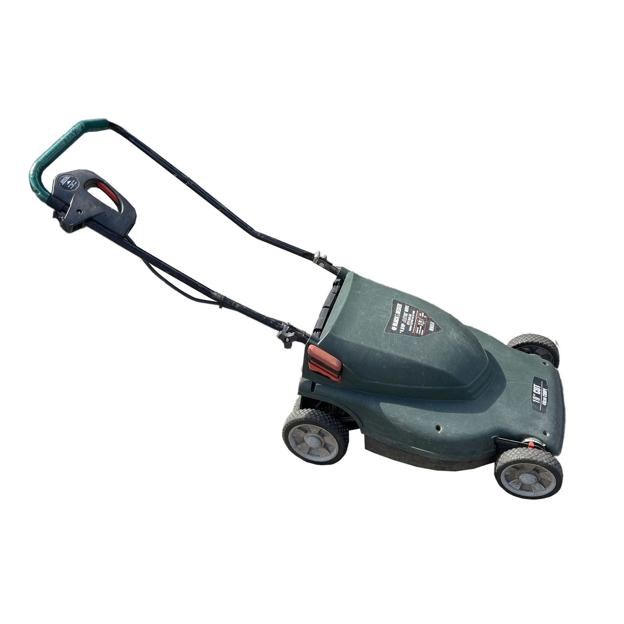 Black and decker 4.0 hp electric lawn mower mm850 sale