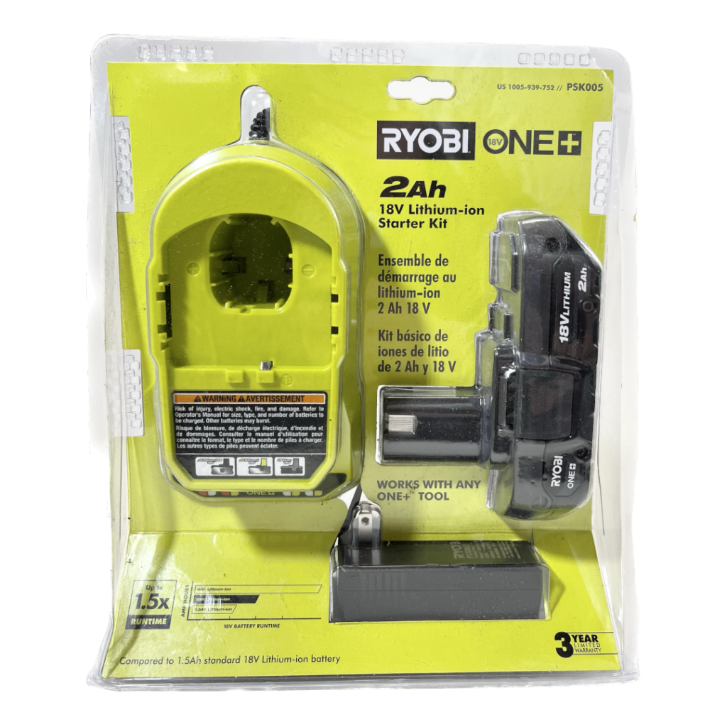 Ryobi One+ 18v Battery Starter Kit – OTL Webstore