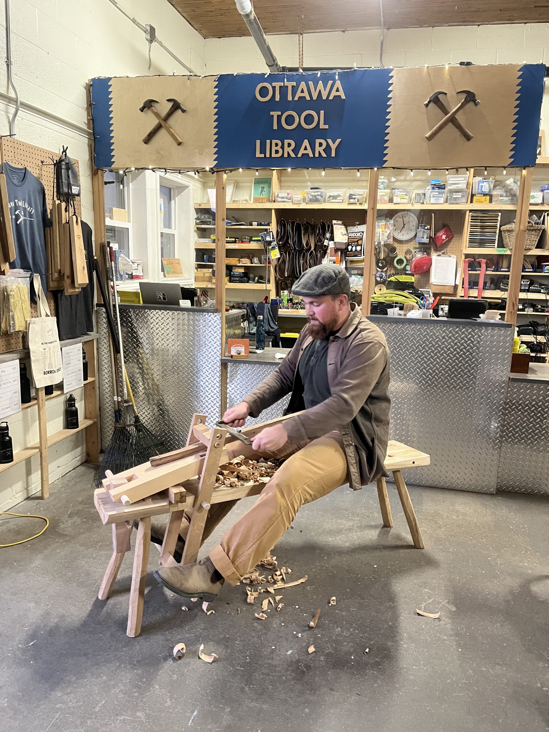 8″ Drawknife From the Collection of Carpenter Alphonse Lavergne, born