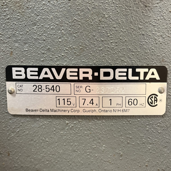 Beaver Delta 16" Band Saw - Image 6