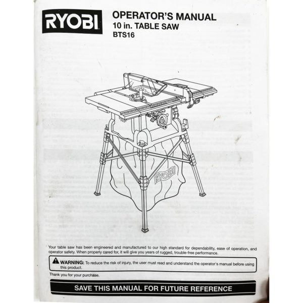 Ryobi 10" Table Saw - Image 3