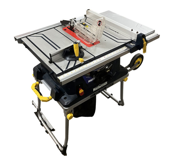 Mastercraft Portable Table Saw With Folding Stand