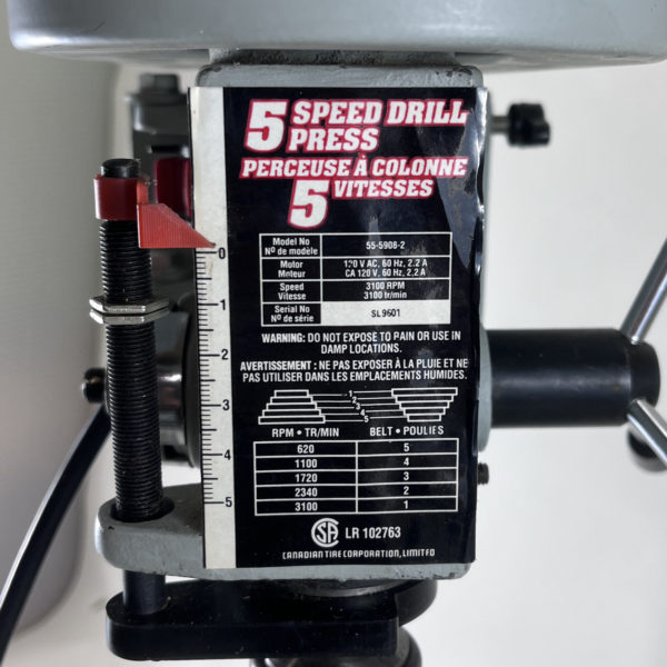 5 Speed Drill Press - Image 2