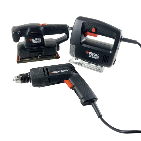 Black & Decker 3 Tool Combo Pack (Sander/Drill/Jigsaw)