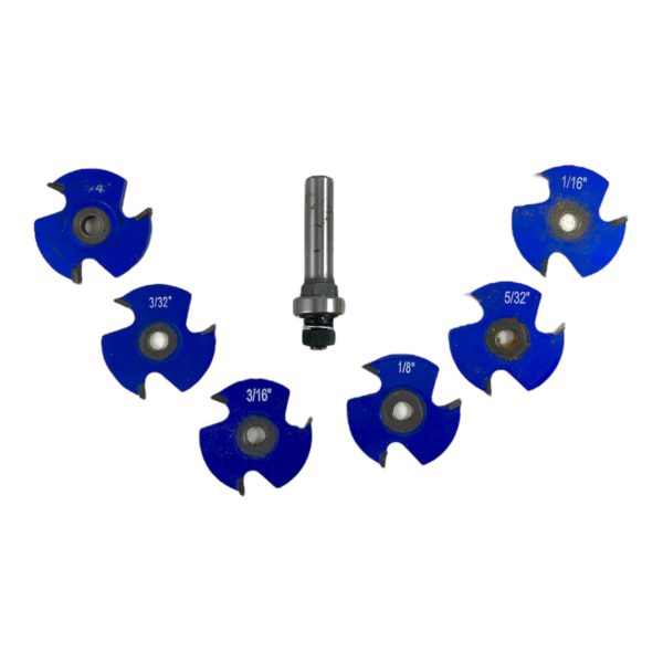 Slot Cutter Set (7 Piece)