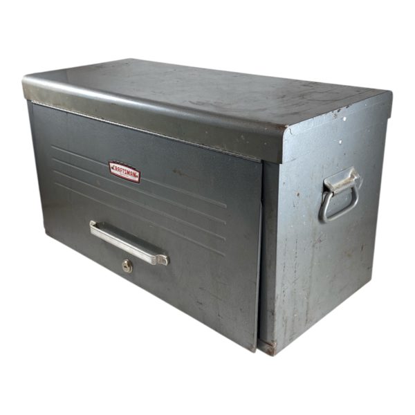 Vintage Craftsman Metal Tool Box - Image 2