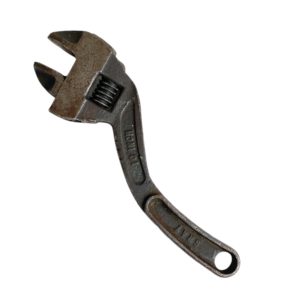 Vintage Gray 1912 Adjustable "S" Wrench