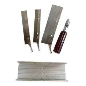 Razor Saw Set With 3 Blades and Aluminum Mitre Box