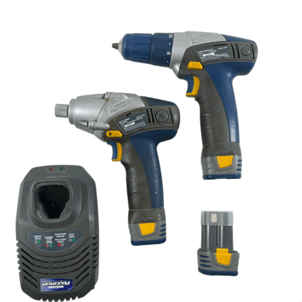 Mastercraft Maximum Cordless Impact Driver and Drill Set