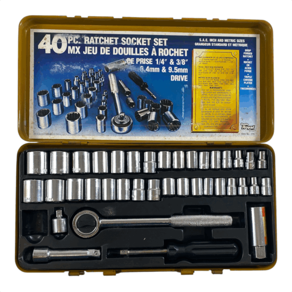 Ratchet Socket Set (39 Piece)