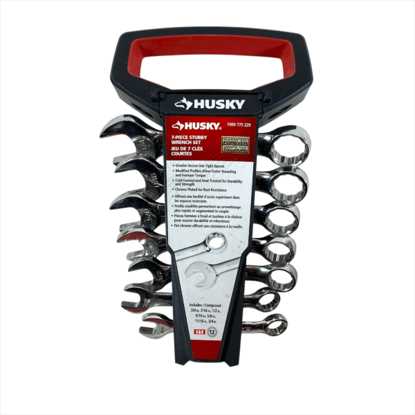 Husky 7pc SAE Stubby Wrench Set