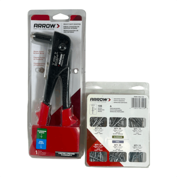 Arrow Heavy Duty Riveter With Rivets