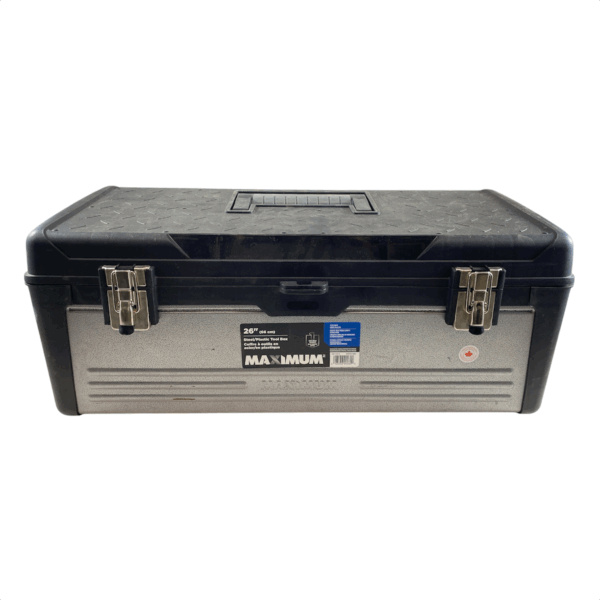 Maximum 26" Steel/Plastic Tool Box