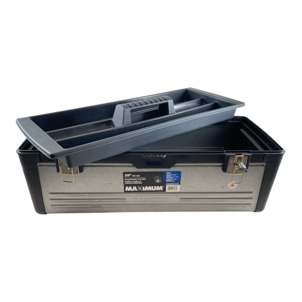 Maximum 26" Steel/Plastic Tool Box - Image 2