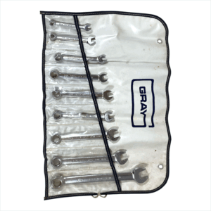Gray 9 Pc Metric Wrench Set (6, 8, 9, 10, 11, 12, 13, 14, 17)