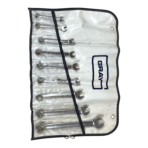 Gray 9 Pc Metric Wrench Set (6, 8, 9, 10, 11, 12, 13, 14, 17)