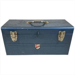 Vintage Beach Metal Tool Box