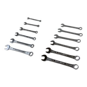 12 Pc Metric & SAE Wrench Set