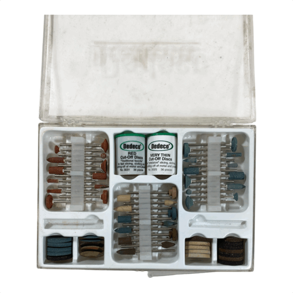 Abrasive bit kit for rotary tool
