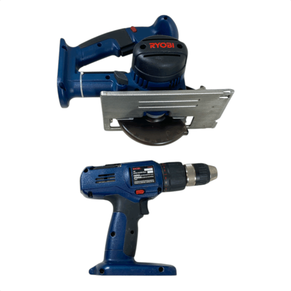 Ryobi Cordless Drill & 5 1/2" Circular Saw - Image 2