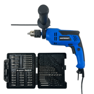 Mastercraft Hammer Drill With 50-pc Accessory Kit