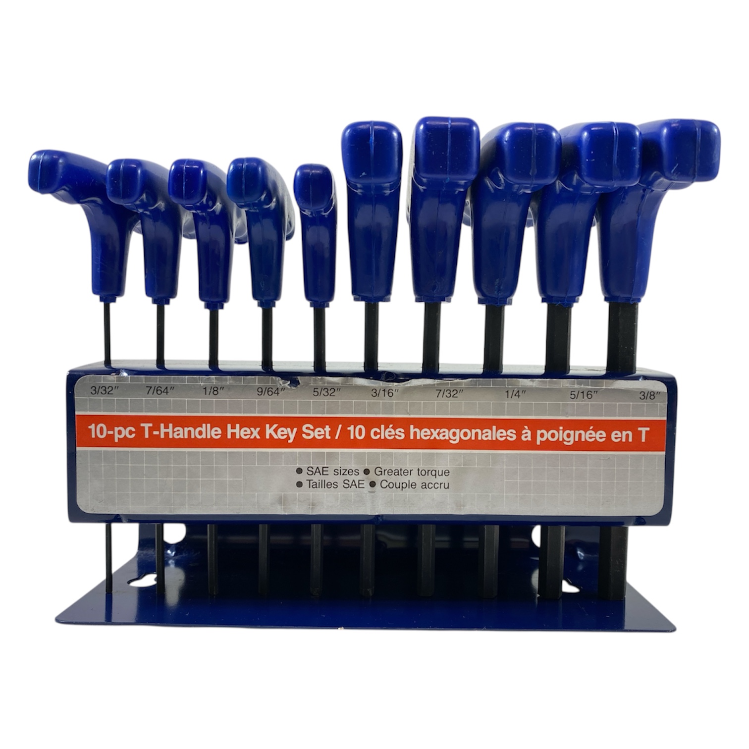 10-pc T-Handle Hex Key Set - Image 2