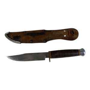 Vintage 4 1/2" German Hunting Knife with Sheath